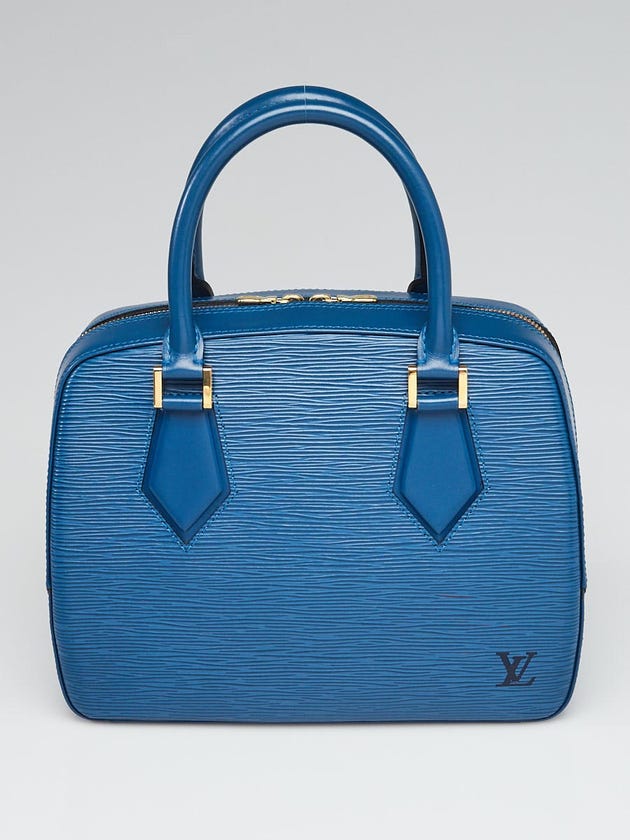 Louis Vuitton Toledo Blue Epi Leather Sablons Bag