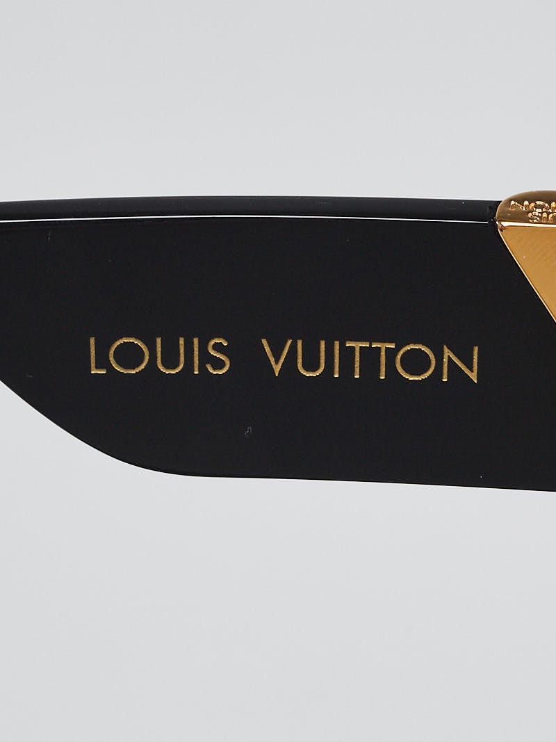 Louis Vuitton Black Acetate My Fair Lady Sunglasses Z0902E - Yoogi's Closet