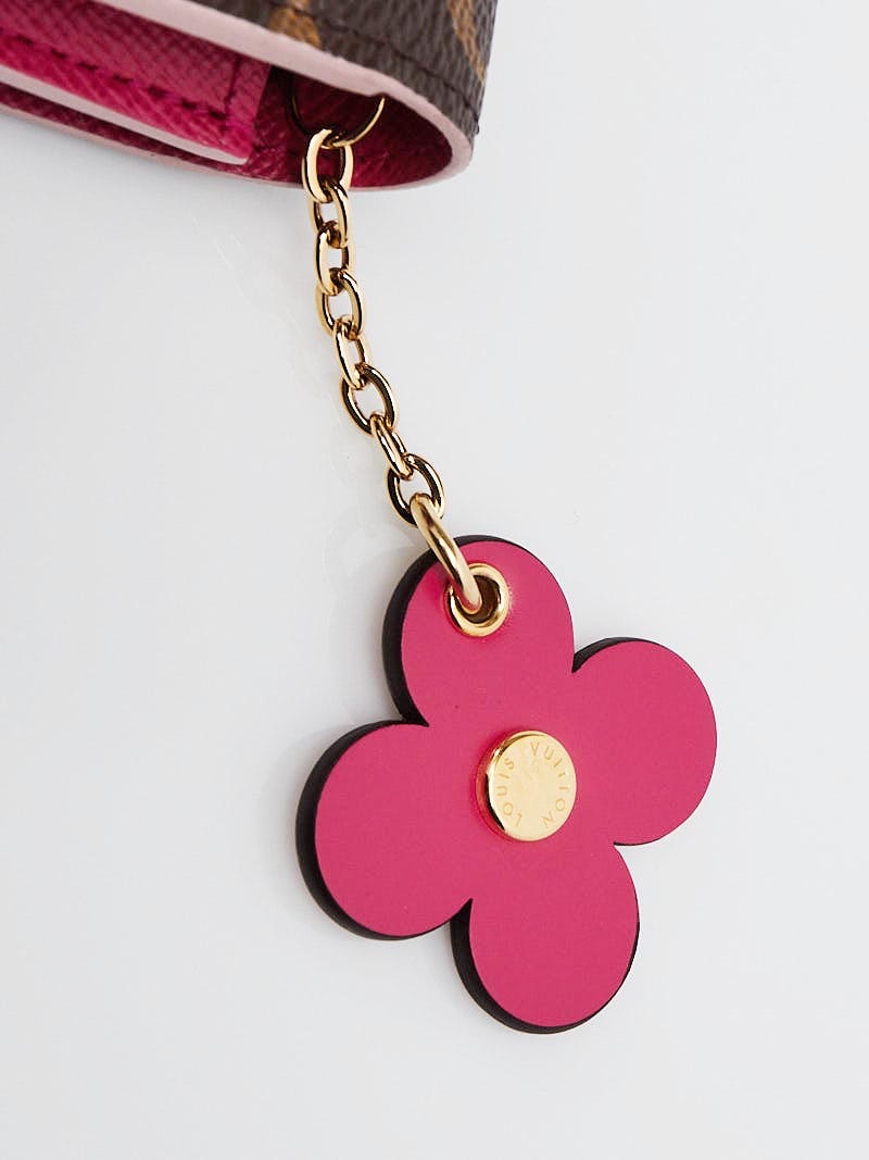 Louis Vuitton Monogram Canvas Flower Compact Wallet Pink has