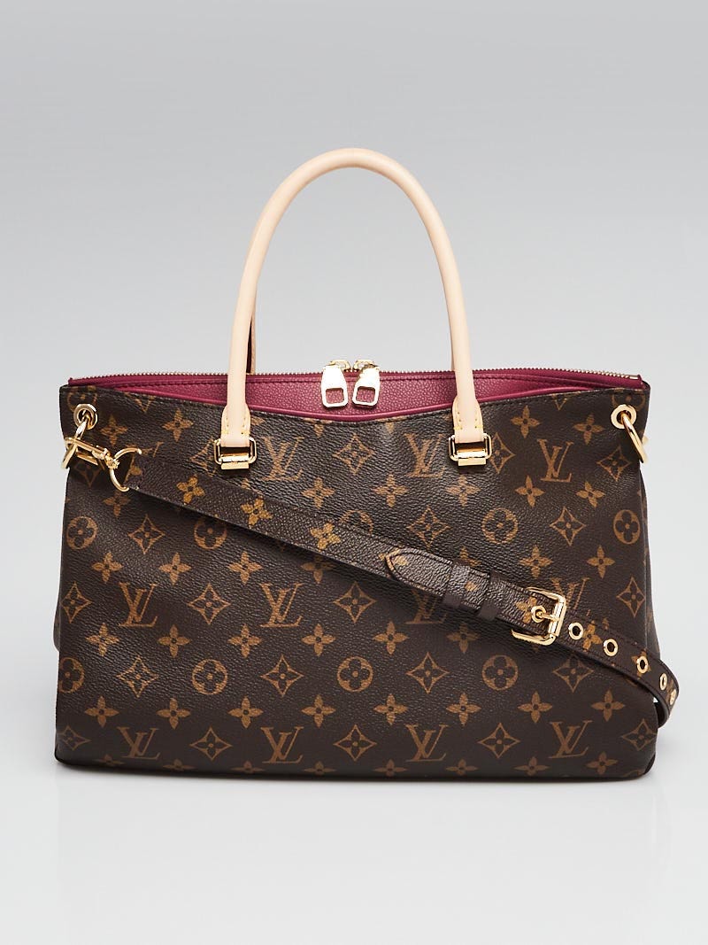 LOUIS VUITTON Monogram Pallas MM Aurore