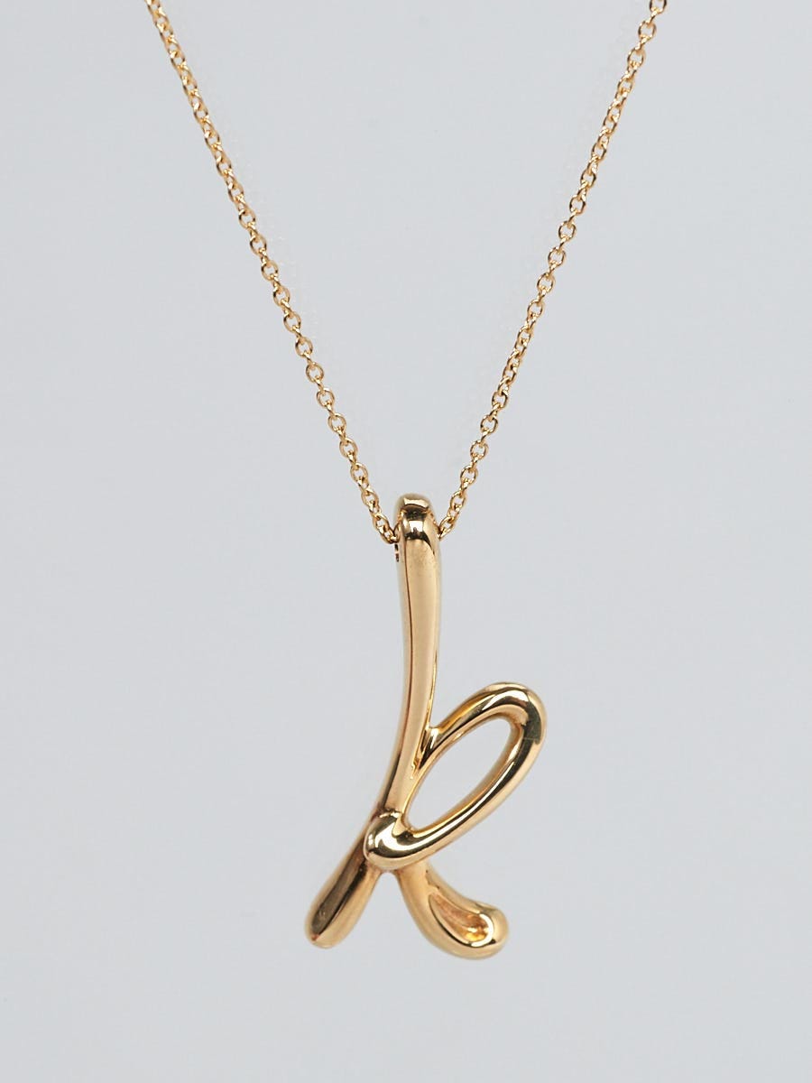 Tiffany initial necklace - Gem