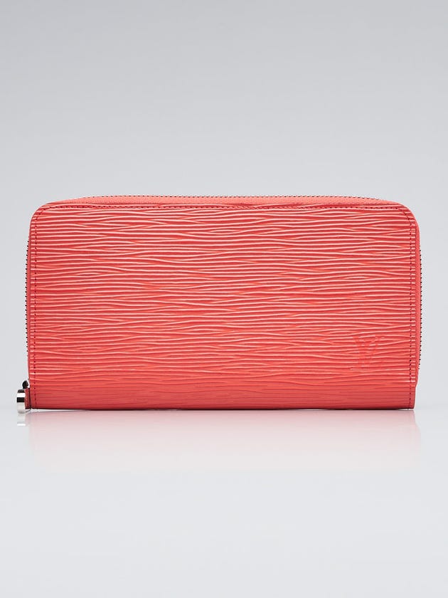 Louis Vuitton Poppy Epi Leather Zippy Wallet