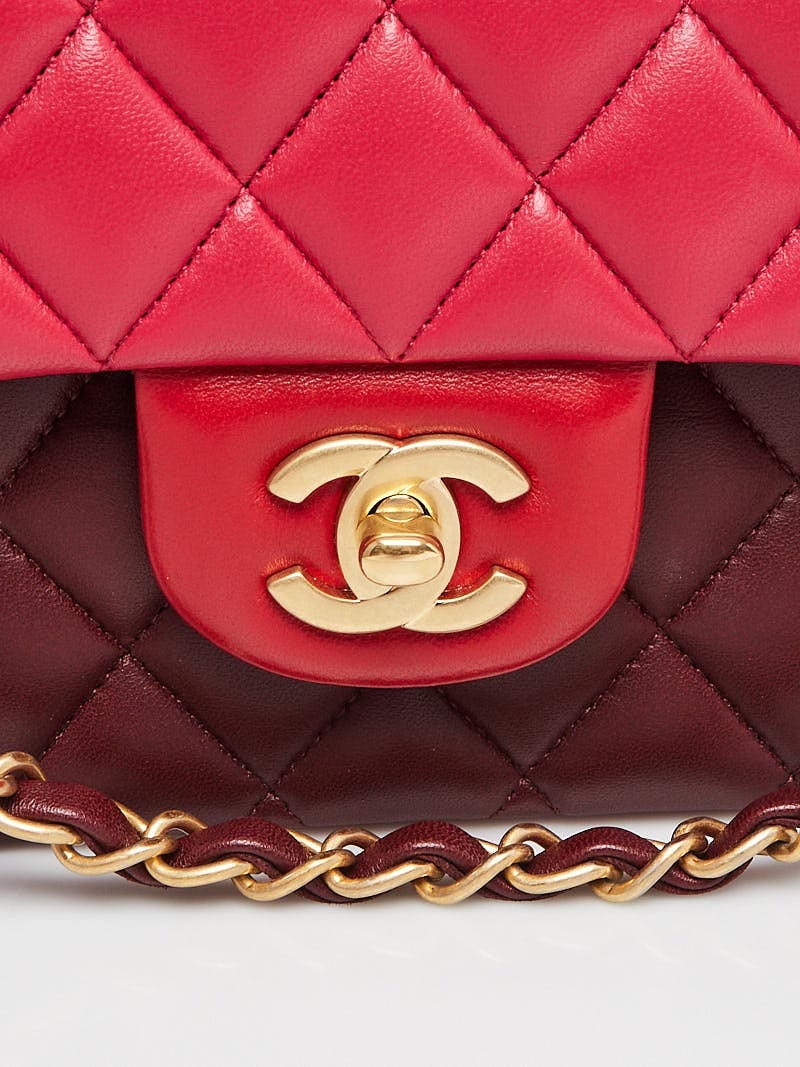 Chanel bags red cheap color