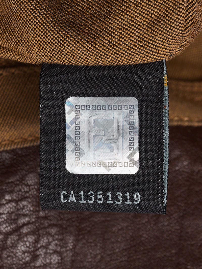 Fendi Brown Leather Mia Flap Shoulder Bag 8BR614 | Yoogi's