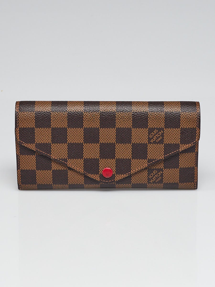 Louis Vuitton Damier Canvas Rouge Josephine Wallet