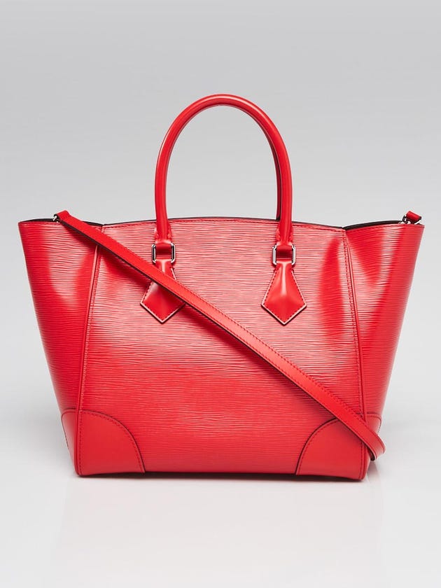 Louis Vuitton Coquelicot Epi Leather Phenix MM Bag