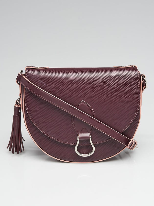 Louis Vuitton Prune/Rose Poudre Epi Leather Saint Cloud Bag