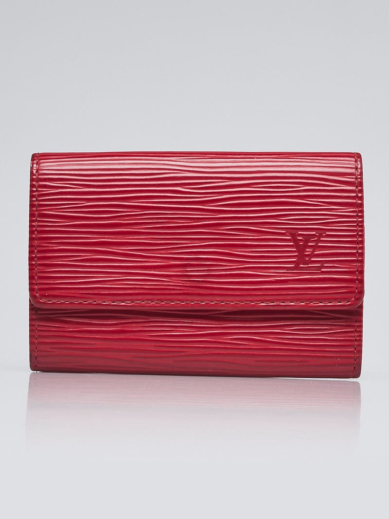 Louis Vuitton Red Epi Leather Multicles 6 Key Holder