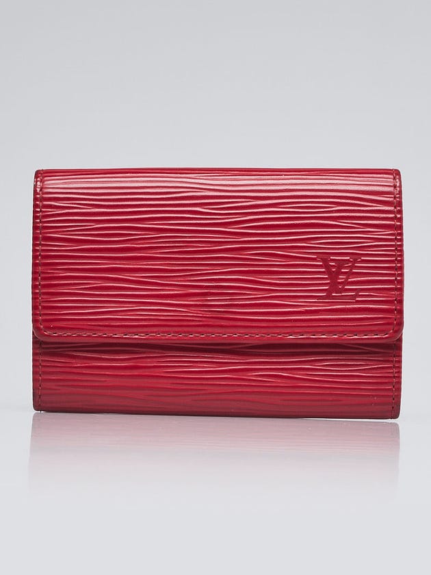 Louis Vuitton Red Epi Leather Multicles 6 Key Holder