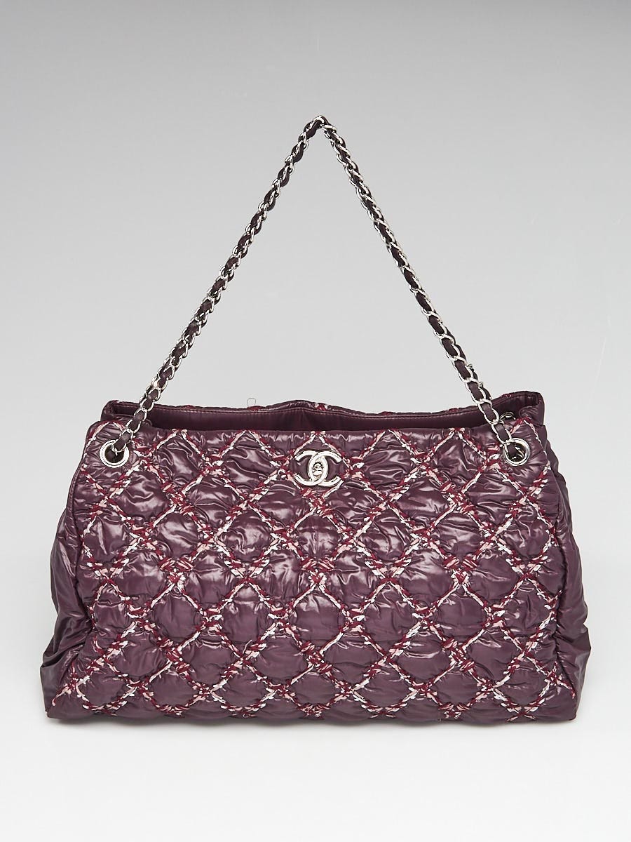 【CHANEL】Chanel Bubble Quilted Bag★シャネル【ランク:A】 CHANEL Lambskin Mini Bubble Quilt Flap Dark Blue 1014132
