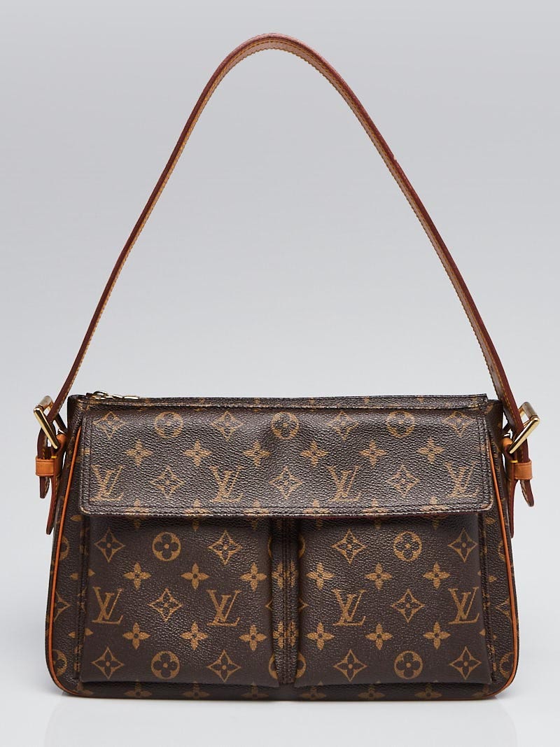Brown Louis Vuitton Monogram Viva Cite GM Shoulder Bag