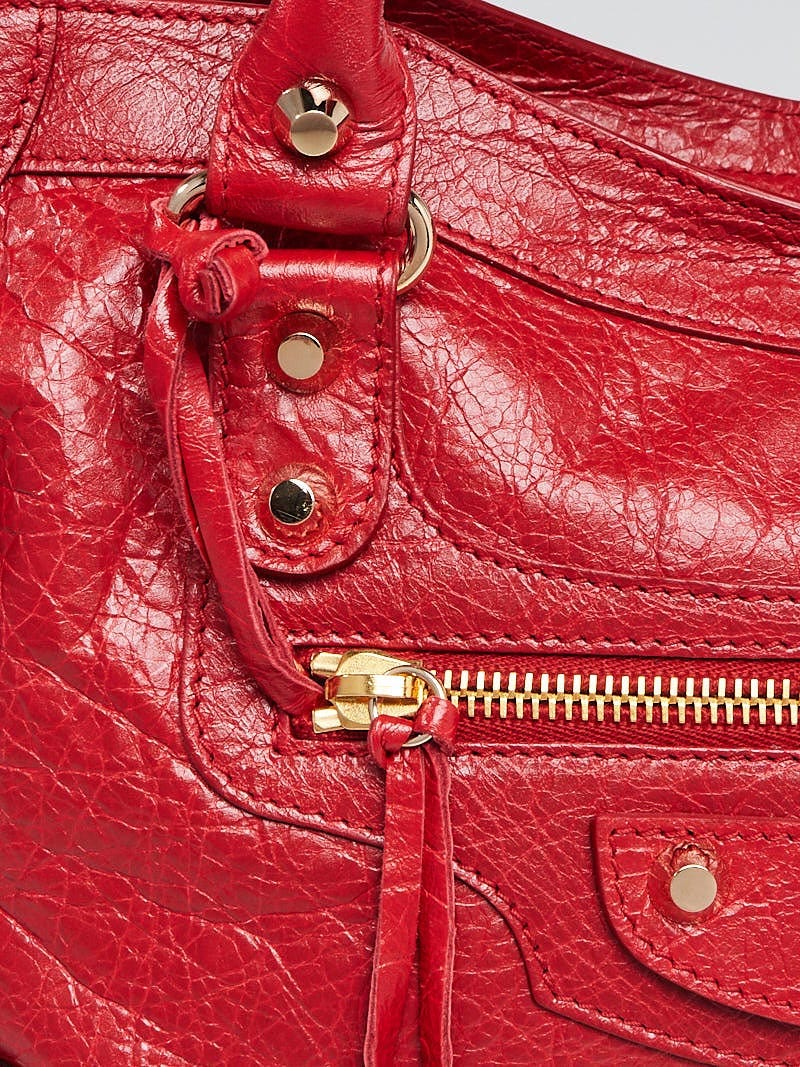 Balenciaga hot sale red purse