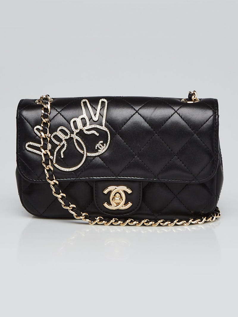 Chanel Valentine Hearts Flap Bag Quilted Lambskin Medium at 1stDibs