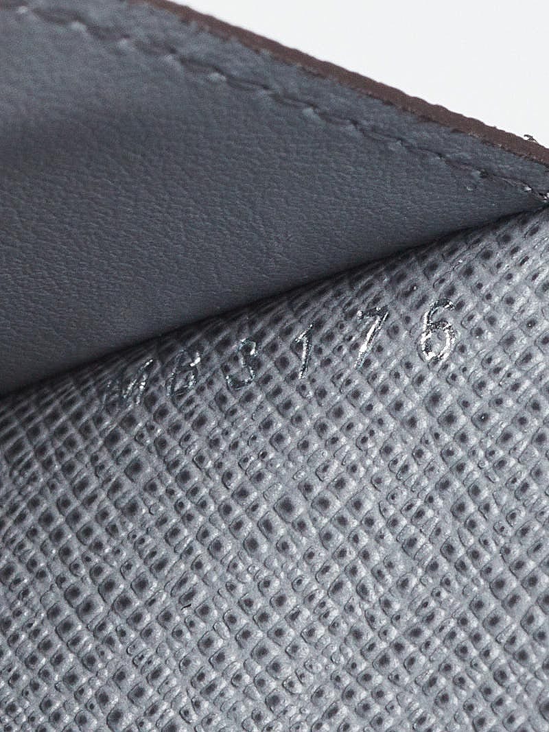 Louis Vuitton Brazza Wallet Taiga Leather Glacier