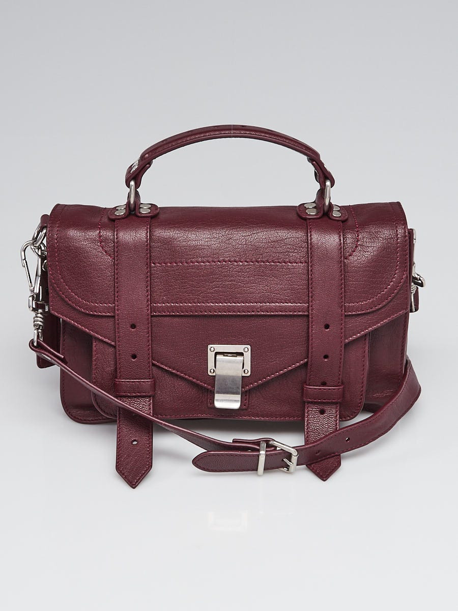 Proenza Schouler 'ps1' Tiny Leather Satchel in Brown