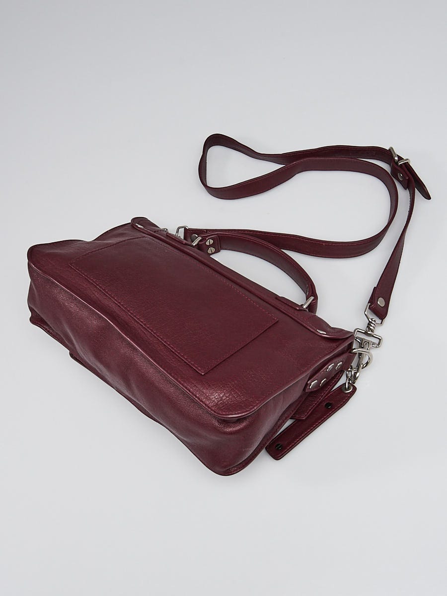 Proenza Schouler Oxblood Leather PS1 Tiny Satchel Bag Yoogi s Closet