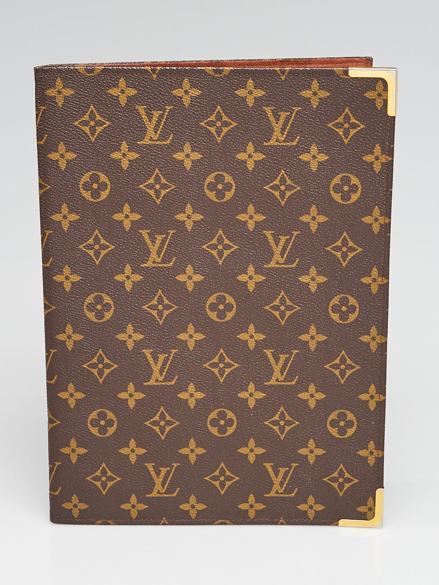 Louis Vuitton Vintage Monogram Canvas Large Desk Agenda Cover