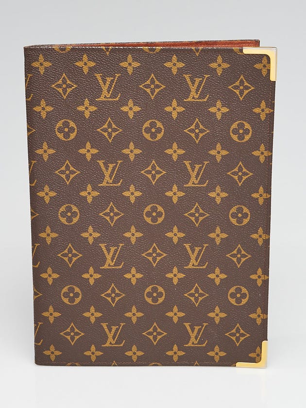 Louis Vuitton Vintage Monogram Canvas Desk Agenda Cover