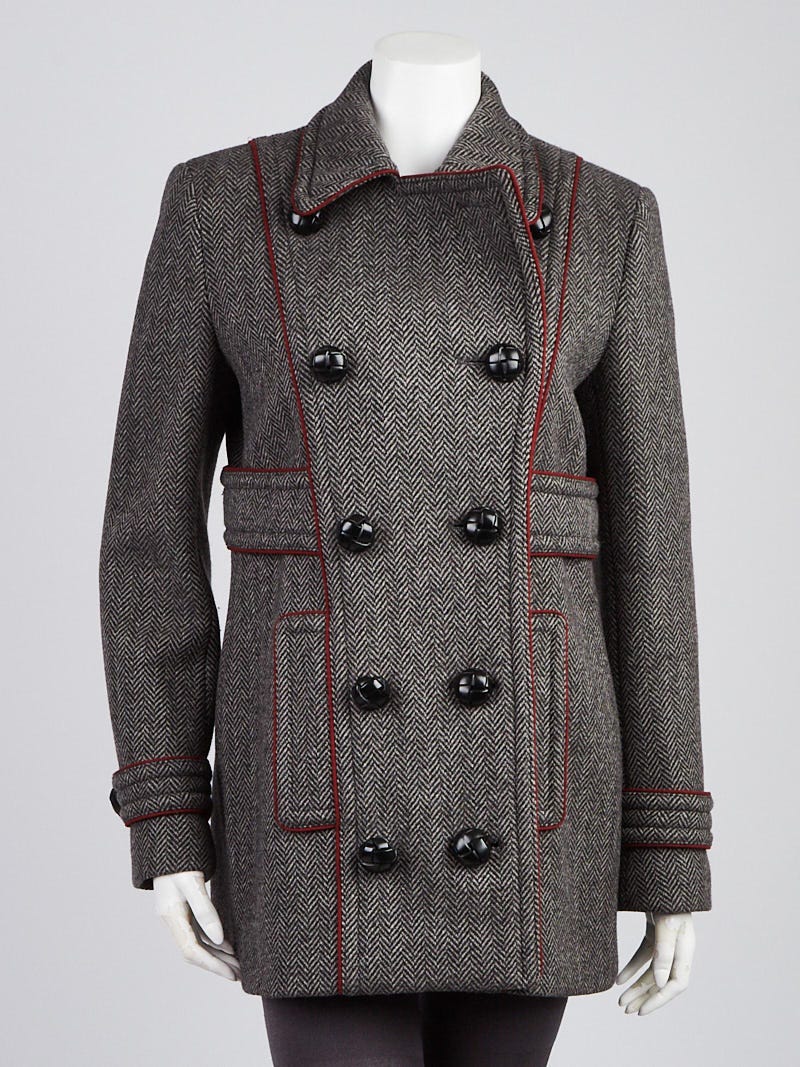 Gucci peacoat hotsell