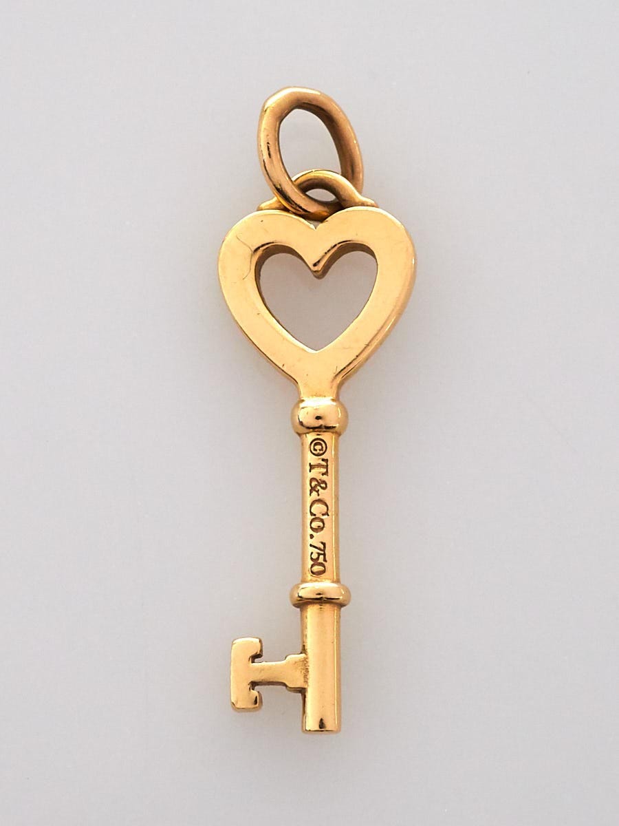 Tiffany Keys Heart Key Pendant