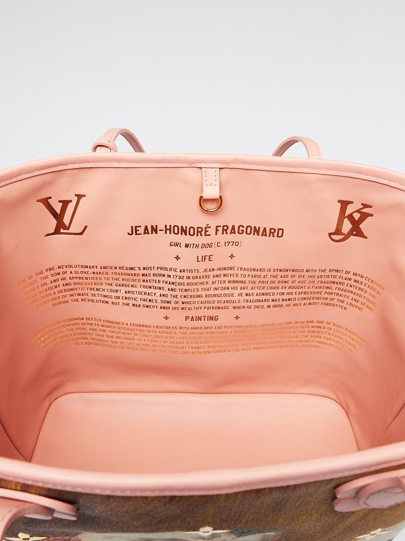Louis Vuitton Speedy 30 Masters Collection Fragonard Handbag Pink