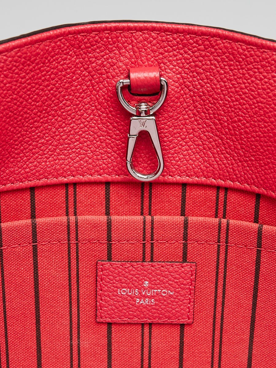Louis Vuitton Poppy Monogram Empreinte Montaigne MM Bag - Yoogi's Closet