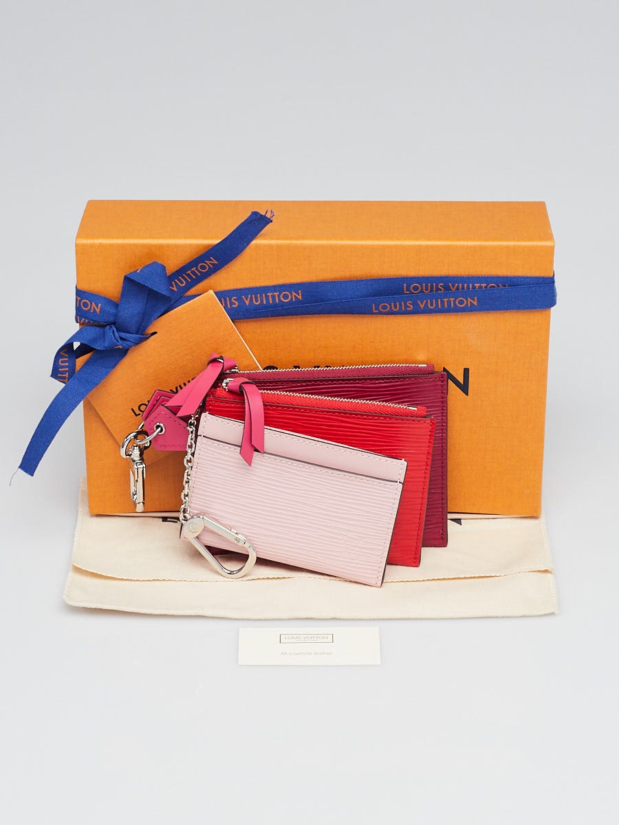 Louis Vuitton EPI Trio Leather Card Case Wallet