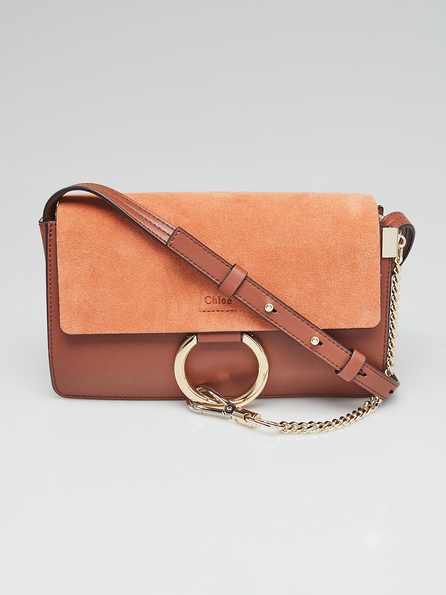 Chloe Tobacco Leather Small Faye Shoulder Bag - Yoogi's Closet