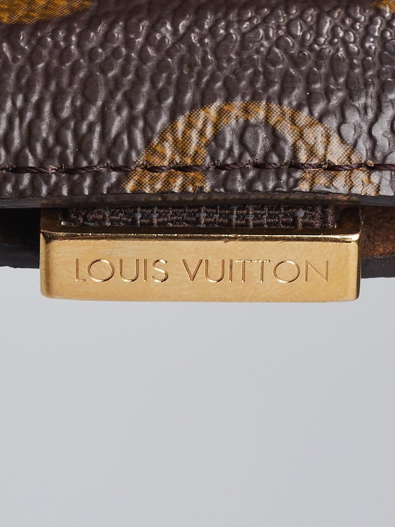 Louis Vuitton Louise Phone Holder Monogram Black in Coated Canvas