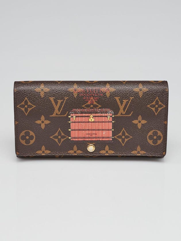 Louis Vuitton Limited Edition Monogram Canvas Inventeur Trunks & Lock Sarah Wallet
