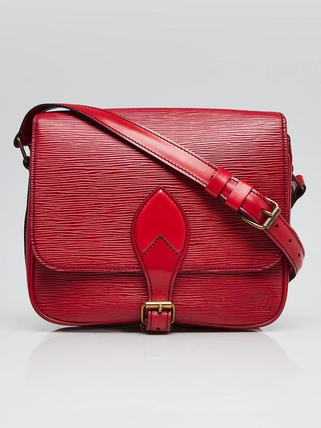 Louis Vuitton Red Epi Leather Saint Cloud GM Bag
