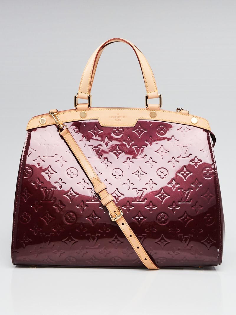 Louis Vuitton Vernis Amarante Monogram Brea mm Tote Bag (2010)