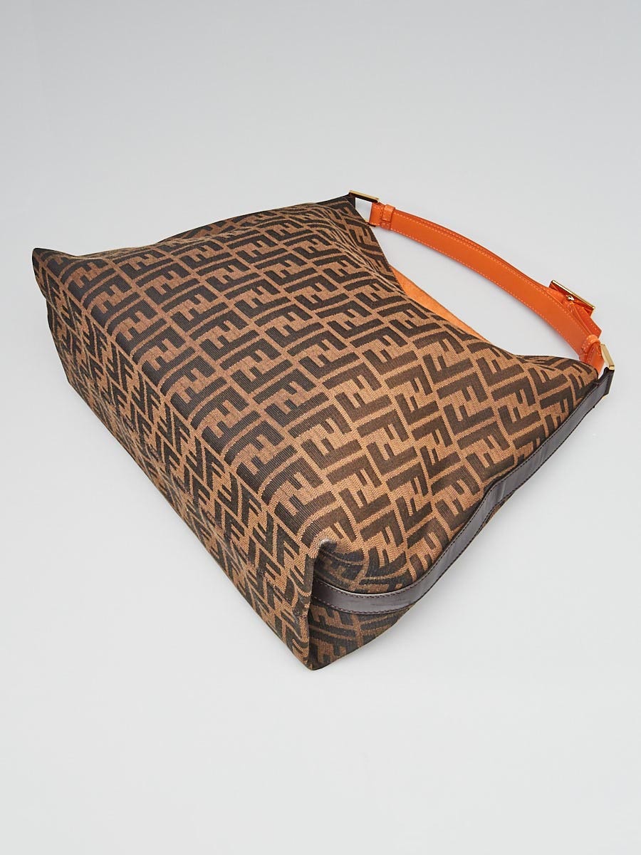 Fendi Tobacco Zucca Canvas Large Hobo Bag 8BR653 | Yoogi's Fendi Tobacco Zucca Canvas Large Hobo Bag 8BR653 | Yoogi's