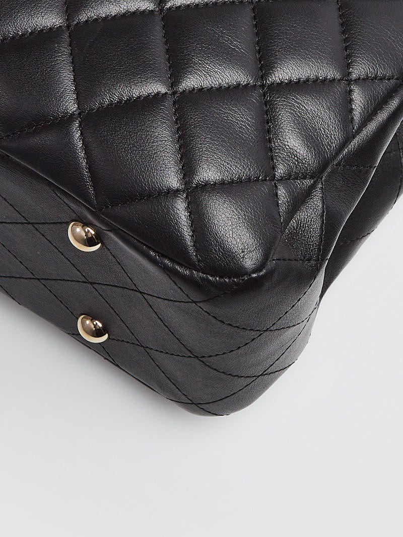 Chanel Black Quilted Leather Large Classic Shopping Tote Bag - Yoogi's  Closet
