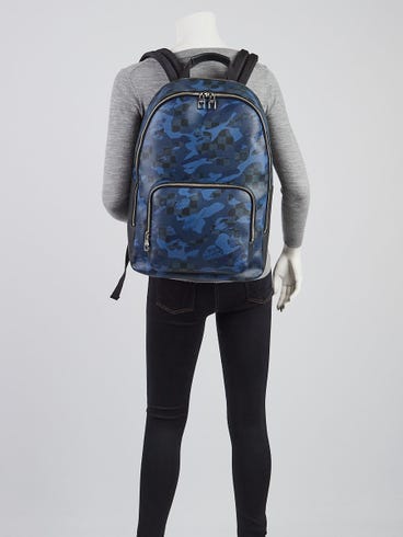 Louis Vuitton Limited Edition Damier Cobalt Camouflage Canvas Andy Backpack Bag | Yoogi's Closet Louis Vuitton Limited Edition Damier Cobalt Camouflage Canvas Andy Backpack Bag | Yoogi's Closet