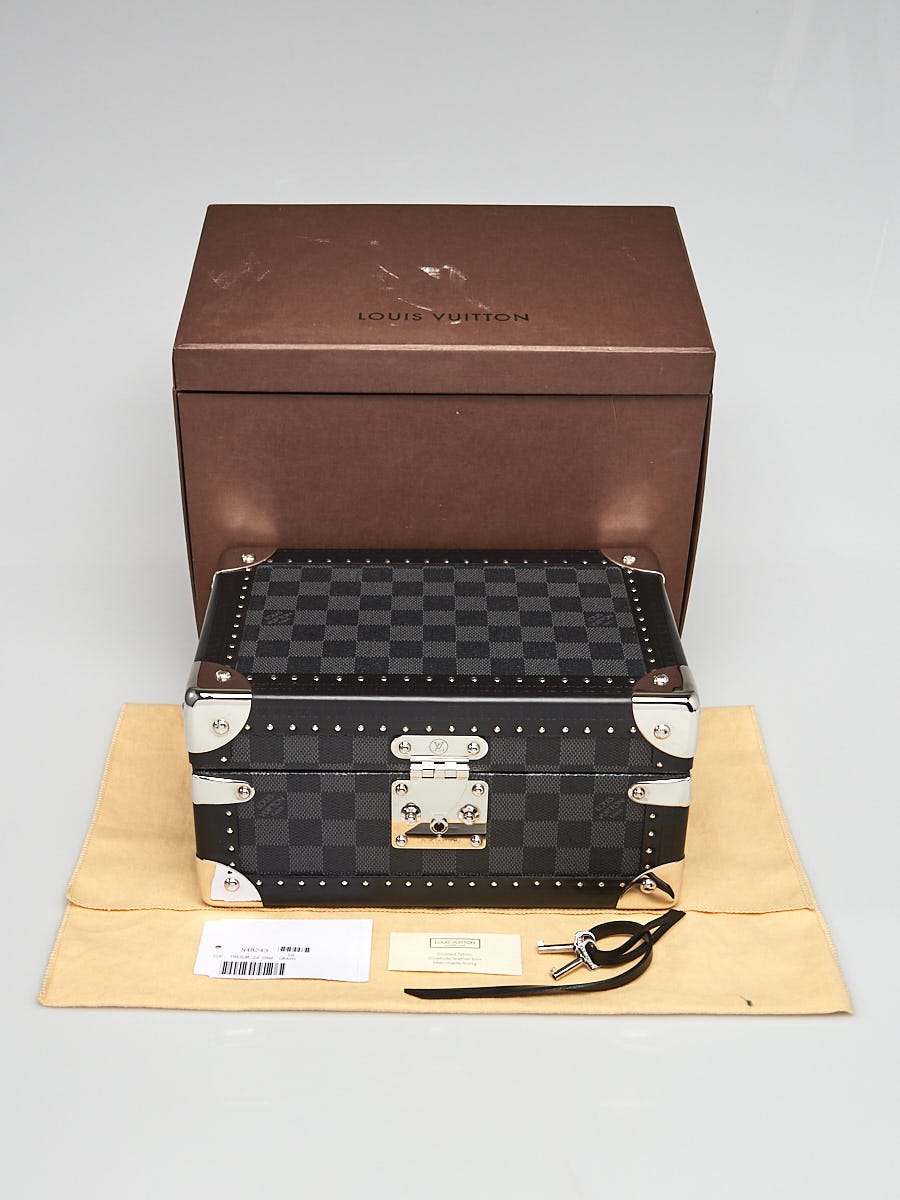 Louis Vuitton Damier Graphite Canvas Coffret Tresor 24 Jewelry Box