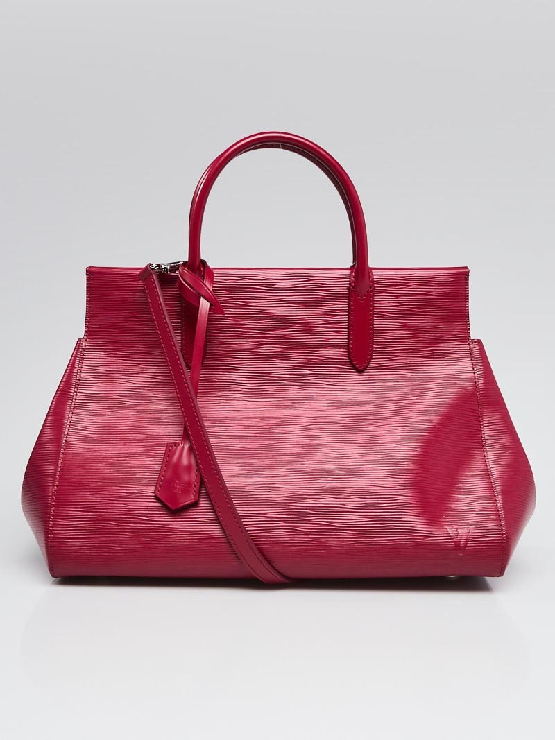 AUTHENTIC LOUIS VUITTON EPI LEATHER MARLY MM BAG M94615 FUCHSIA