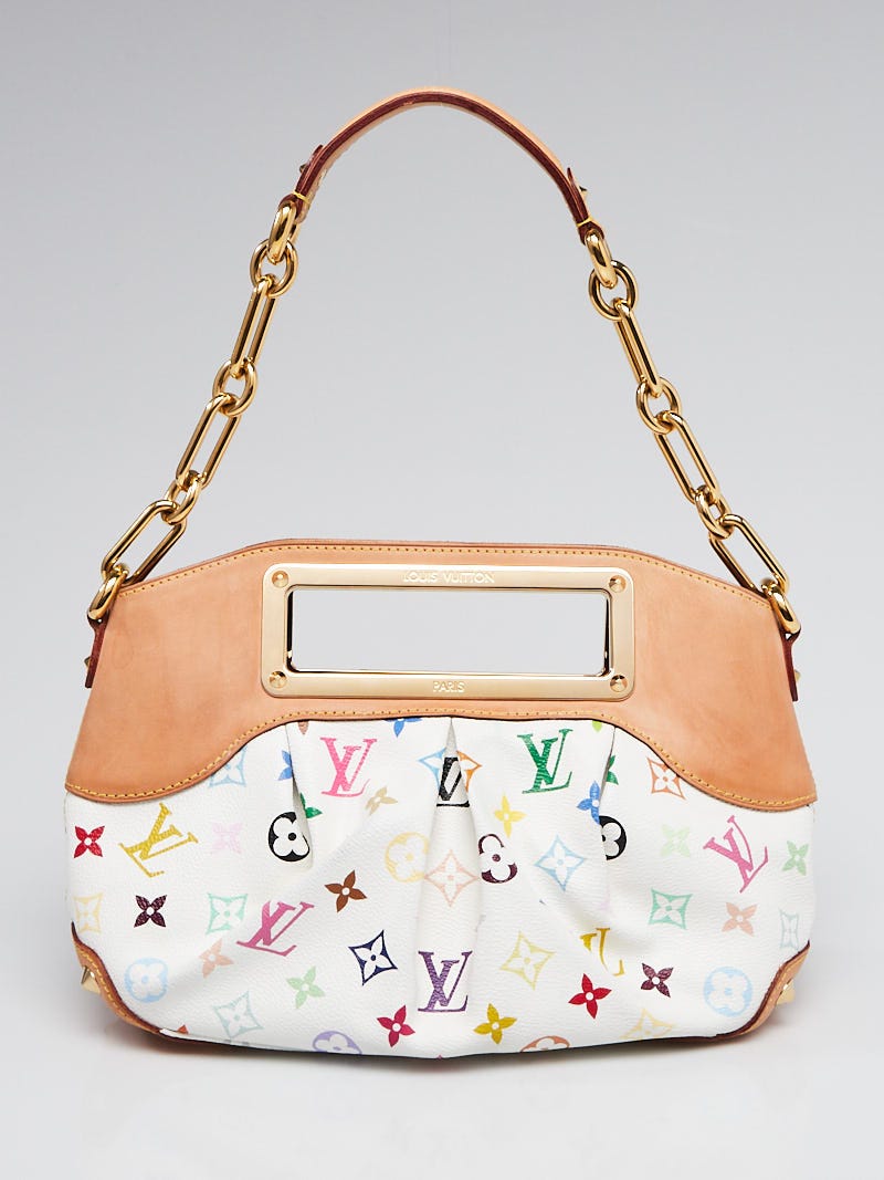 Louis Vuitton White Monogram Multicolore Judy PM Bag