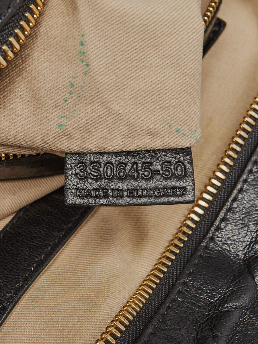 Chloe Black Leather Medium Ethel Satchel Bag | Yoogi's Closet