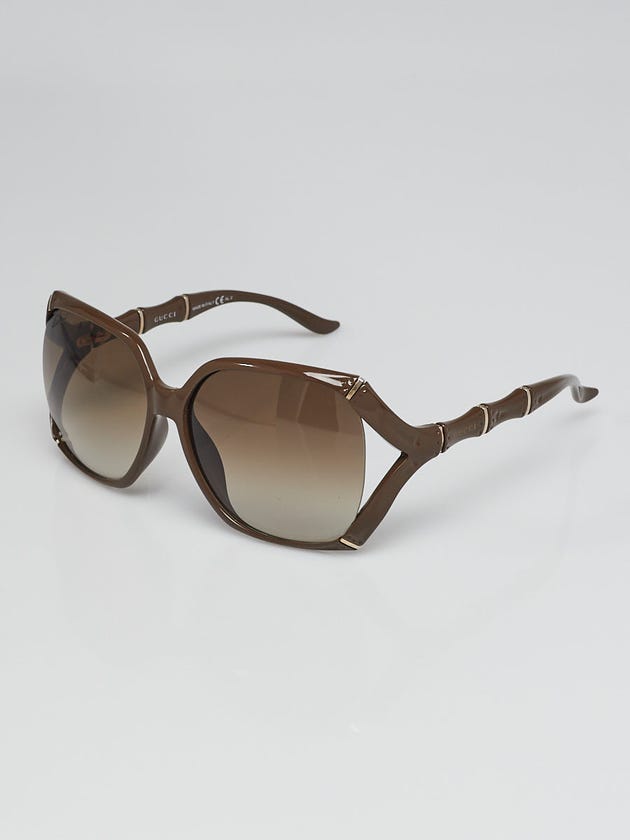 Gucci Brown Frame Bamboo Sunglasses-3508/S