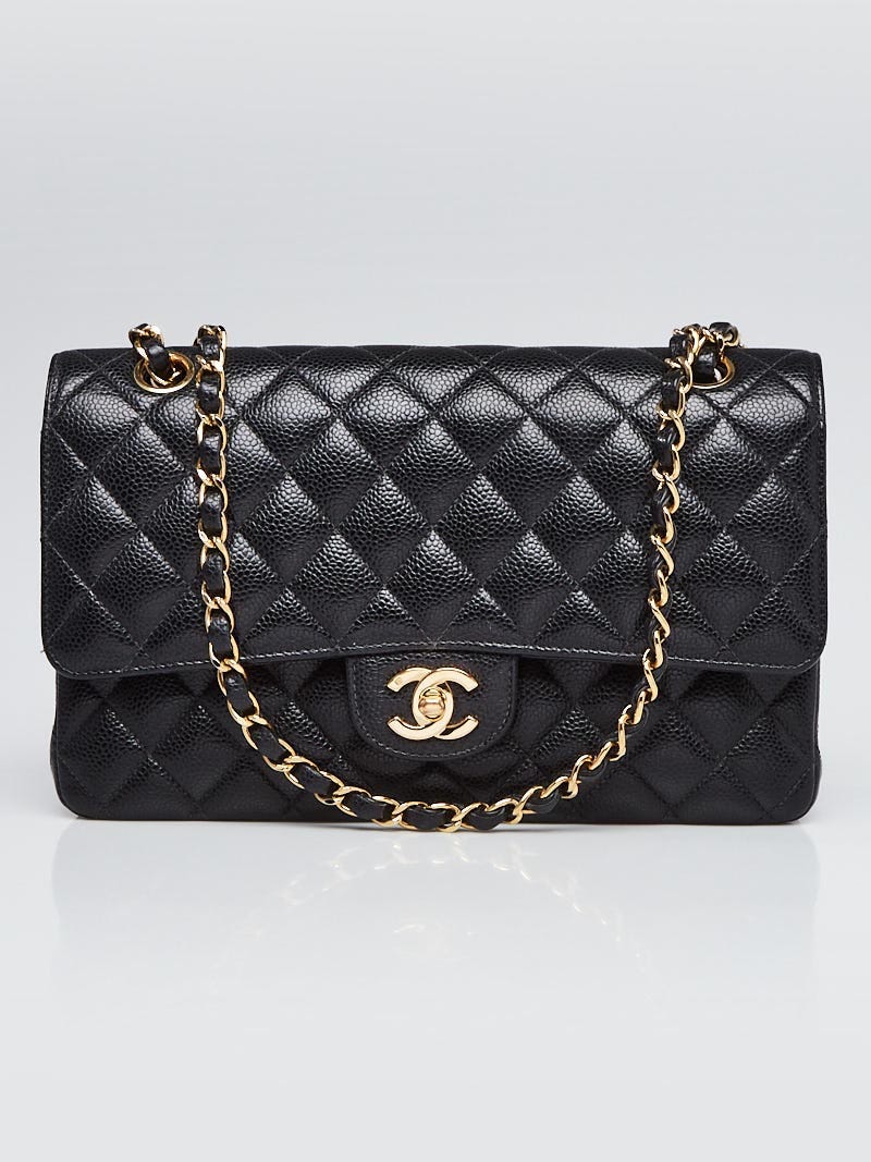 Naughtipidgins Nest  Chanel Classic Medium 255 Double Flap Bag in Black  Caviar with Gold Hardware Still the icon of Chanel this stunning 2017  piece has been carried only a handful of