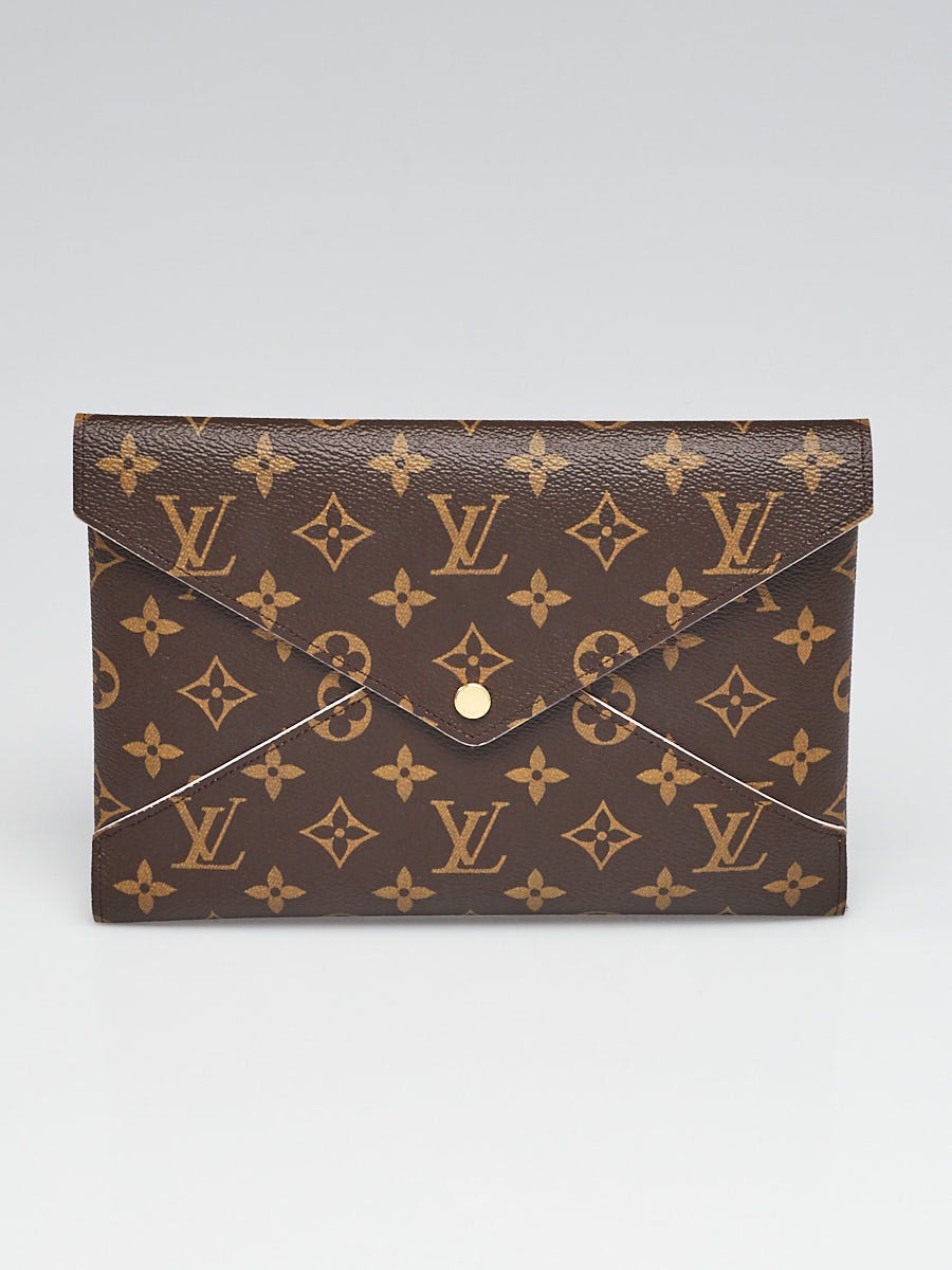 Louis Vuitton Pochette Kirigami Pink in Coated Canvas with Gold-tone - US