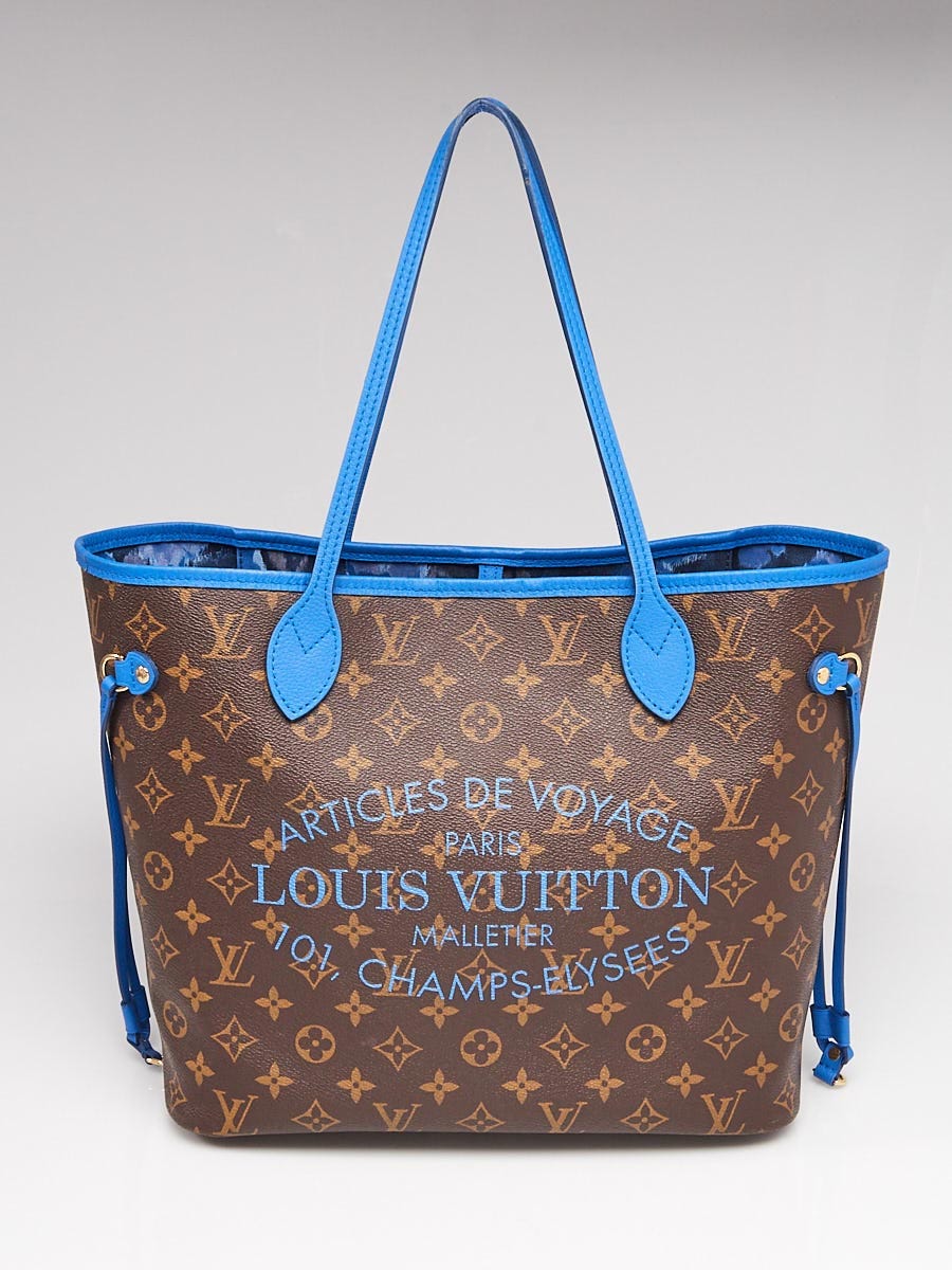 Louis Vuitton Limited Edition Grand Bleu Monogram Ikat Neverfull GM Bag -  Yoogi's Closet