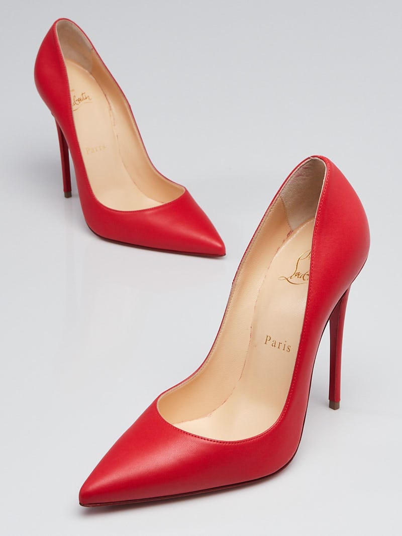Christian Louboutin Fraise Nappa Leather So Kate 120 Pumps Christian Louboutin Fraise Nappa Leather So Kate 120 Pumps