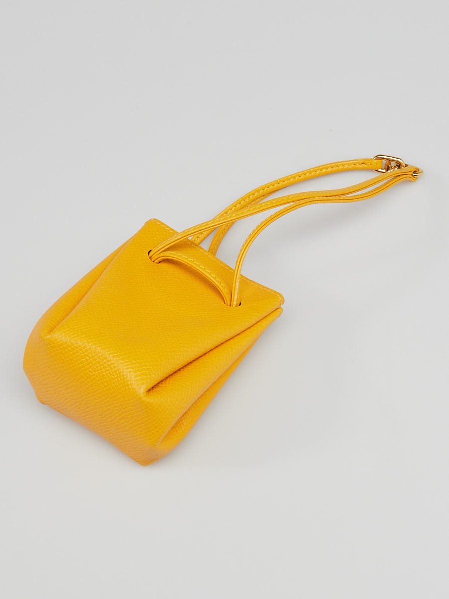 Buy [HERMES] Hermes Vespa Pouch Mini Vespa Couchevel Yellow 〇Y Women's Pouch  【second hand】 from Japan - Buy authentic Plus exclusive items from Japan