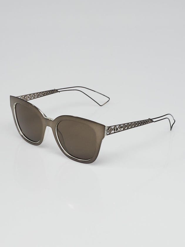 Christian Dior Dark Silver Acetate Frame Diorama 1 Sunglasses