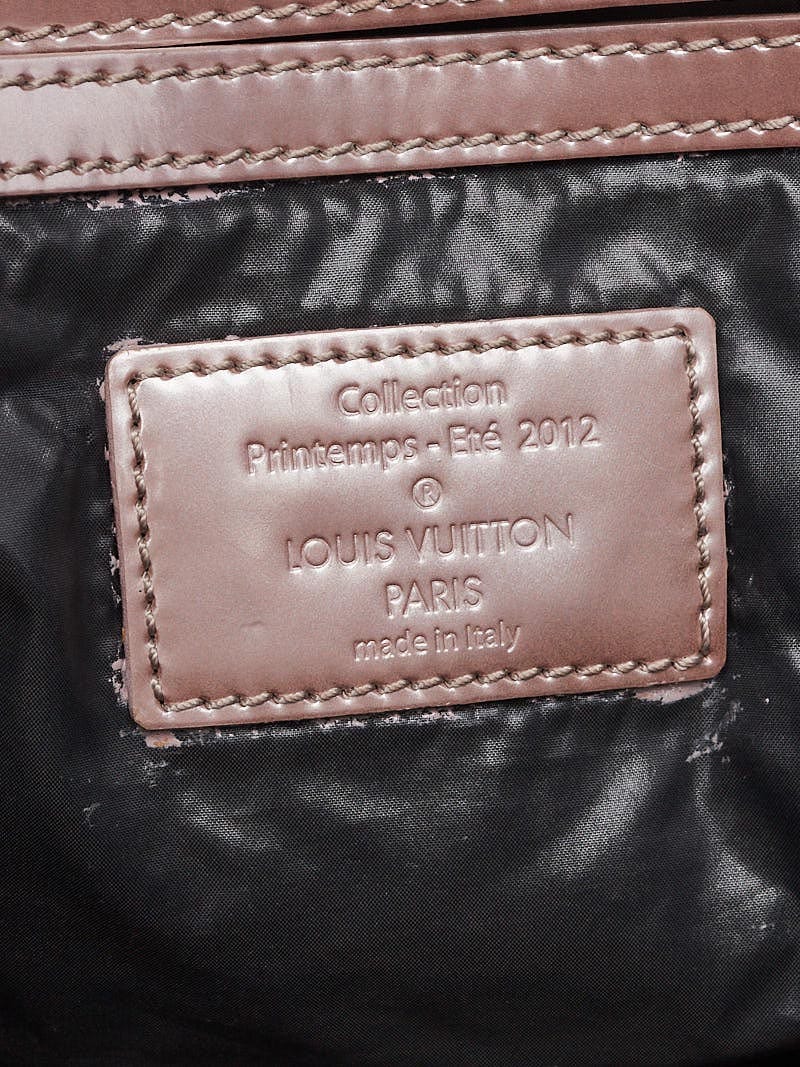 Louis Vuitton Limited Edition Metallic Pink Patent Leather Jelly MM Bag  4lv628