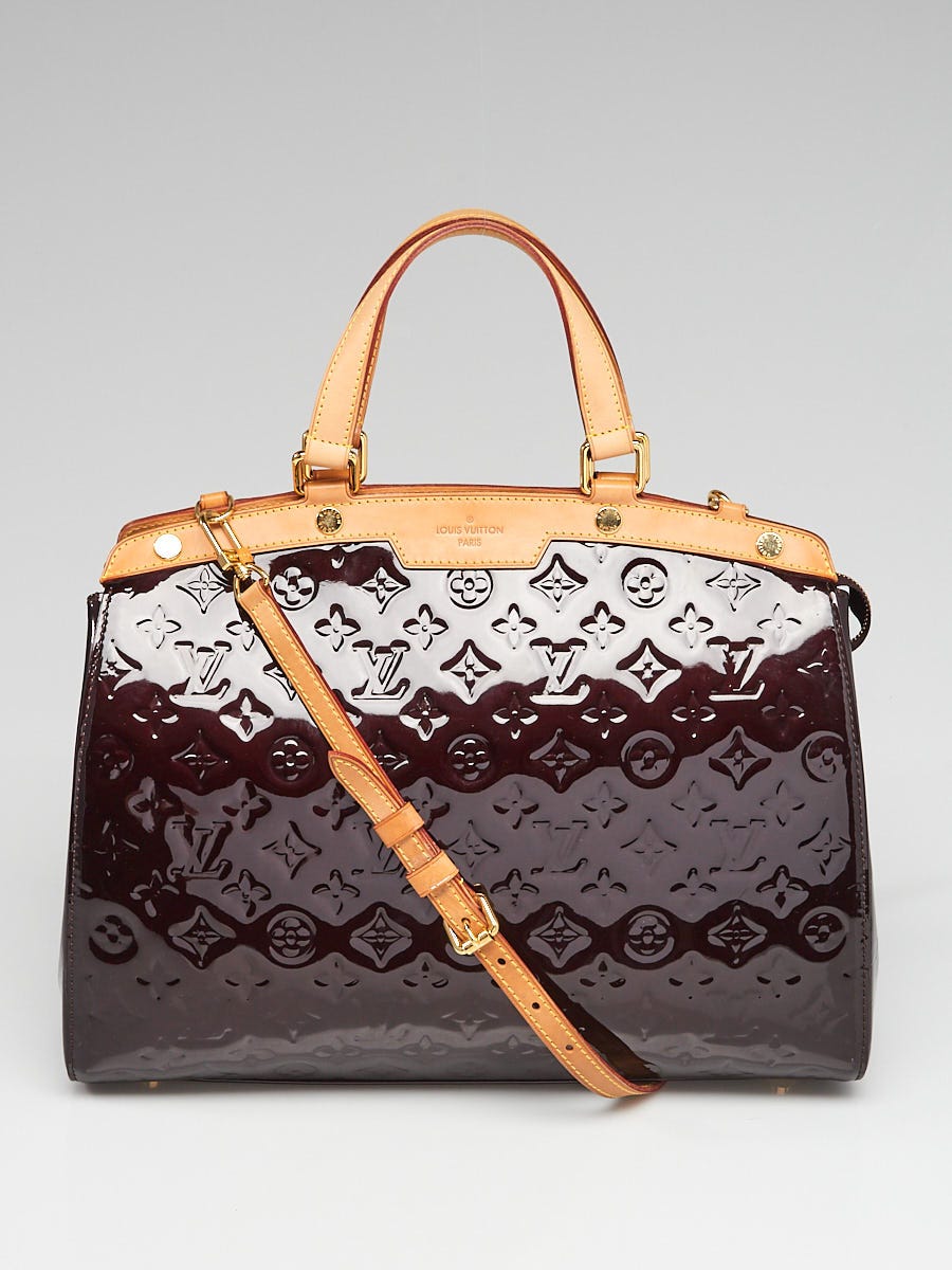 Louis Vuitton Amarante Monogram Vernis Brea GM Bag - Yoogi's Closet