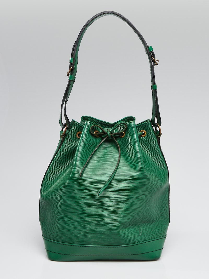 Louis Vuitton Borneo Green Epi Leather Sac Triangle Bag - Yoogi's Closet