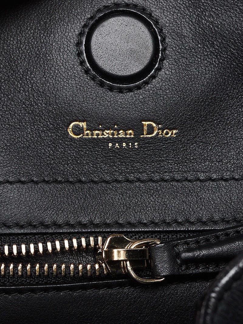Christian Dior Black Leather Medium Detective Bag - Yoogi's Closet